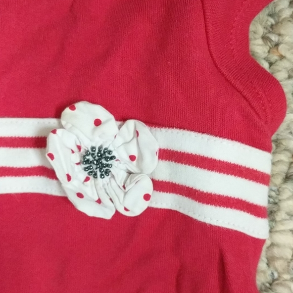 Girls size 3 Gymboree red & white top & skort - Picture 3 of 8